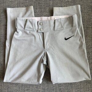 ⚾ Nike Boys’ Vapor Select Baseball Pants in Gray | Great for Practice! | Sz M